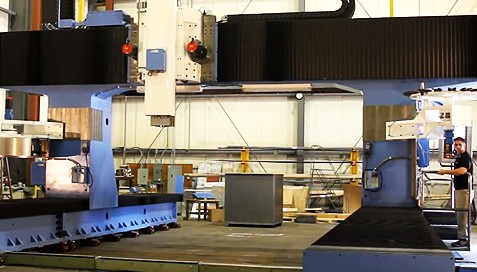 5 axis large gantry mill